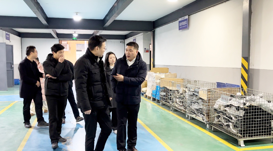 嵊州市委常委、組織部部長(zhǎng)周勇一行蒞臨斯科參觀考察！